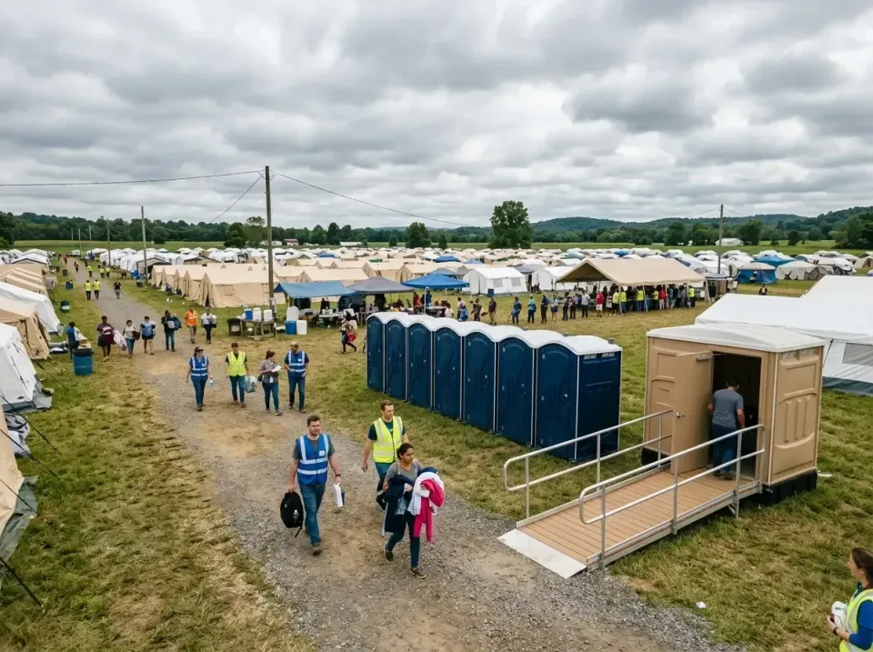 disaster-relief-camp-restrooms-010 — frequently asked questions, Dumpster & Portable Bathrooms Rental in Batavia, IL